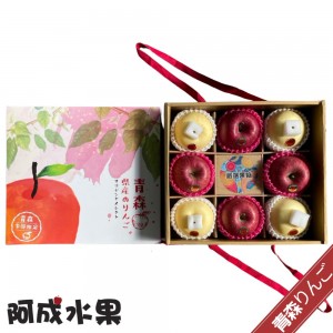 【春節禮盒】日本青森蜜富士315g*4粒+金星蘋果315g*4粒/盒